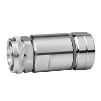 J01440A3005 - Роз'єм 4.3-10 кабельний, штекер, муфта, 50 Ом, G23 (1/2" Flex), SIMFix Pro