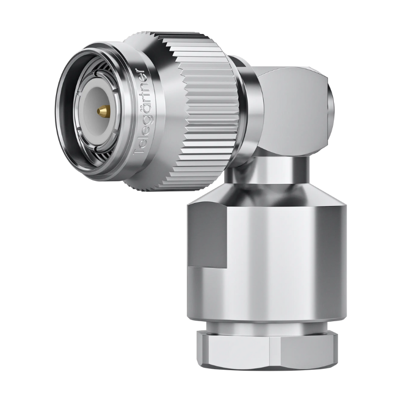 J01010A0071 - Роз'єм TNC кабельний, штекер кутовий, муфта, 50 Ом, G30 (1.5/3.8); LMR-240 TMS