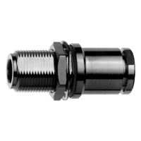 J01021H1078 - Разъем N кабельный/панельный, гнездо, муфта-закрутка, 50 Ом, RG-213/U, RG-214/U