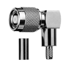 J01010R0002 - Разъём R-TNC (корпус-штекер, ц.контакт-гнездо) кабельный, угловой, обжим, 50 Ом