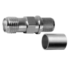 J01151A1061 - Разъем SMA кабельный, гнездо, обжим, 50 Ом, G30 (1.5/3.8), покрытие золото