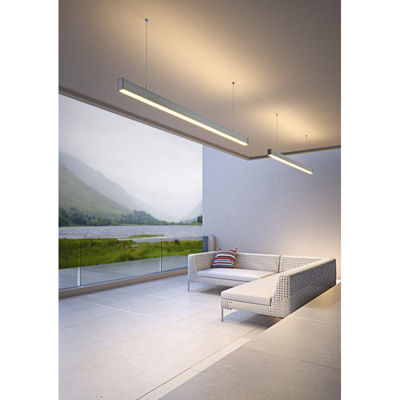 GLADES - LED-профиль (Рассеиватель DHS молочный)