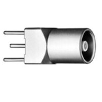 EPC.00.250.NTN - Разъём низковольтный, на печатную плату, гнездо, коаксиальный 50 Ом