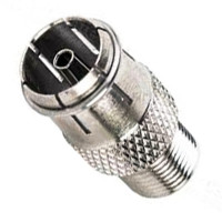 F 108-59 - Перехідник F гніздо - IEC гніздо, Alcad (Іспания)