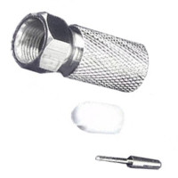 F 14829 - Роз'єм F, штекер, кабельний, на кабель RG-11 (без центр.контакту), RG-11 CATV