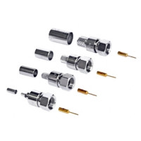 F10C-088-75C - Роз'єм F, кабельний, штекер з центр.контактом і діелектриком, 1.0/6.6/8.8