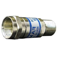 F135-10 - Атенюатор F серії, штекер - гніздо, зменшення на 10.0 дБ, прохідний, 75 Ом