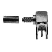 H01000A0157 - Кабельний порт, коаксіальний, кутовий, установка на друковану плату, ц.контакт