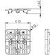 H02000A0054 - Крепежный адаптер для коробки внешнего монтажа, для верхних направляющих DIN 60715