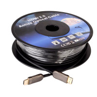 HDMIFO4K2K-100M - Цифровий оптичний кабель HDMI, 4K UltraHD, з вбудованим перетворювачем сигналів