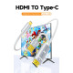 HDMI2USB-C4K-02 - Кабель переходящий с HDMI на USB Type-C, 4K, длина 2 м, I-Taki (Южная Корея)