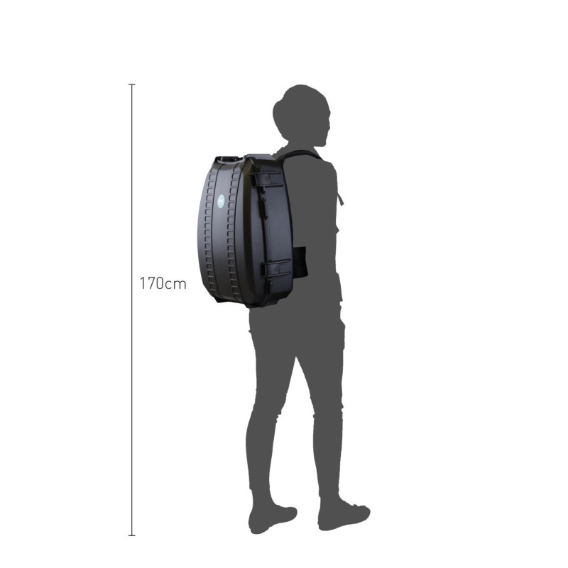 HPRC#3600 CUBBLB - Кейс-рюкзак ударопрочный для хранения и переноски, внутр. размер 479x354x194 (мм)