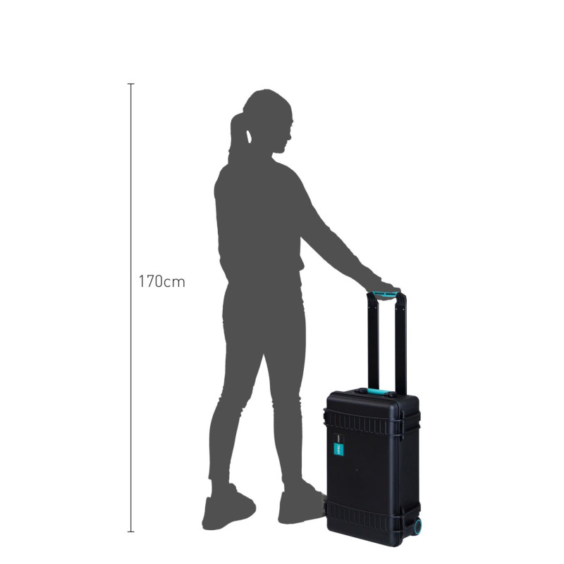 HPRC#2550W CUBBLB - Кейс с колесами ударопрочный для хранения и переноски, внутр. размер 513x288x200 (мм)