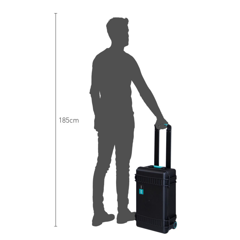 HPRC#2550W CUBBLB - Кейс с колесами ударопрочный для хранения и переноски, внутр. размер 513x288x200 (мм)