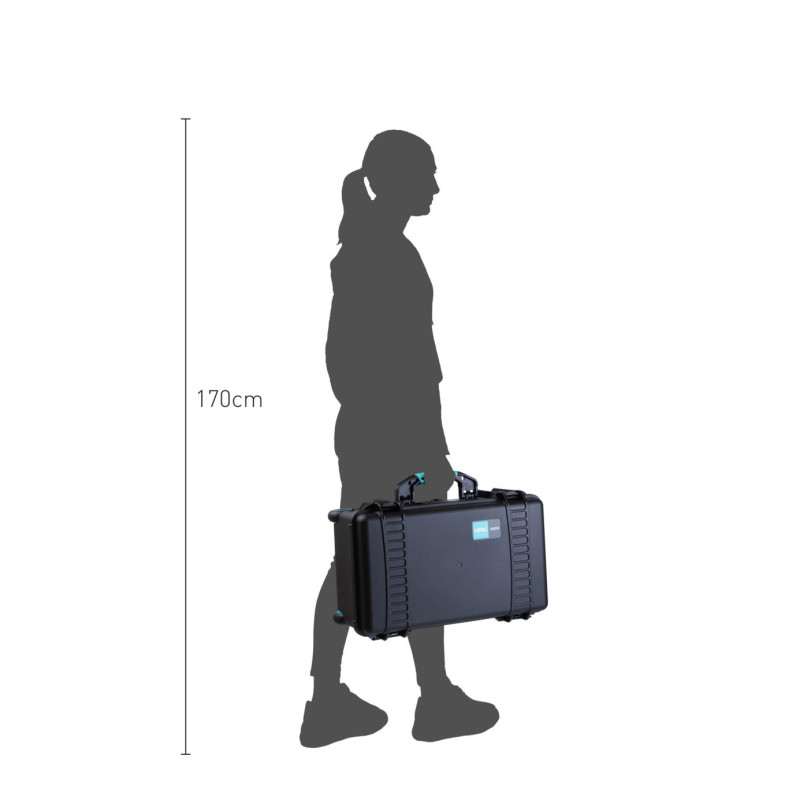 HPRC#2550W CUBBLB - Кейс с колесами ударопрочный для хранения и переноски, внутр. размер 513x288x200 (мм)