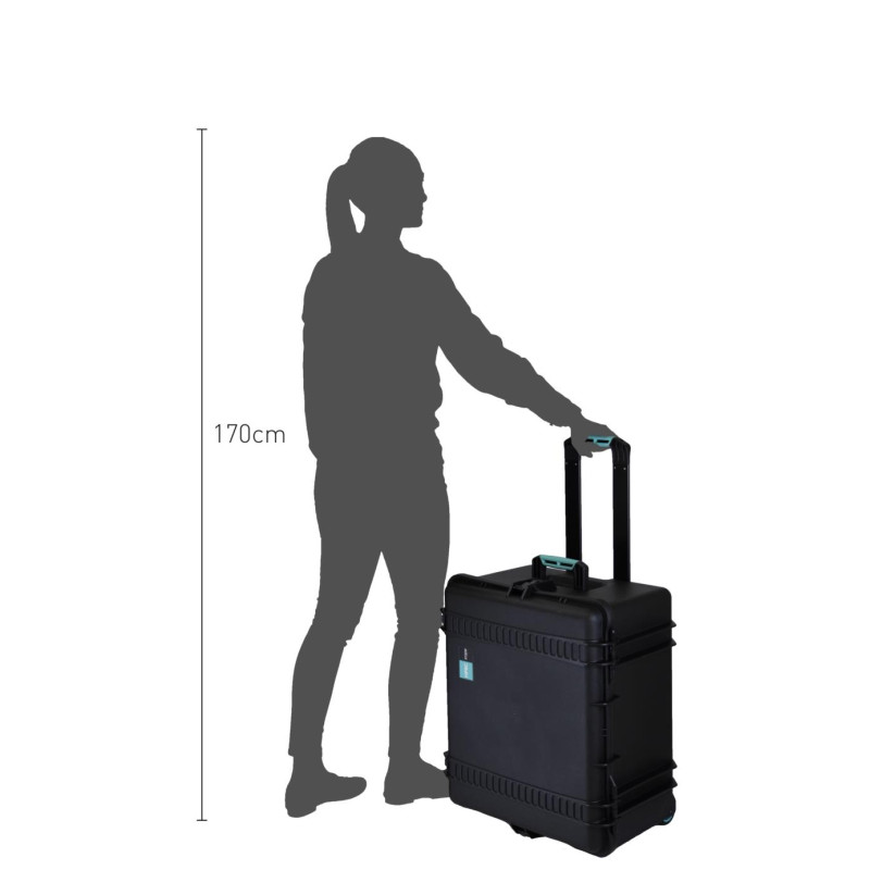 HPRC#2730W CUBBLB - Кейс с колесами ударопрочный для хранения и переноски, внутр. размер 503x459x316 (мм)