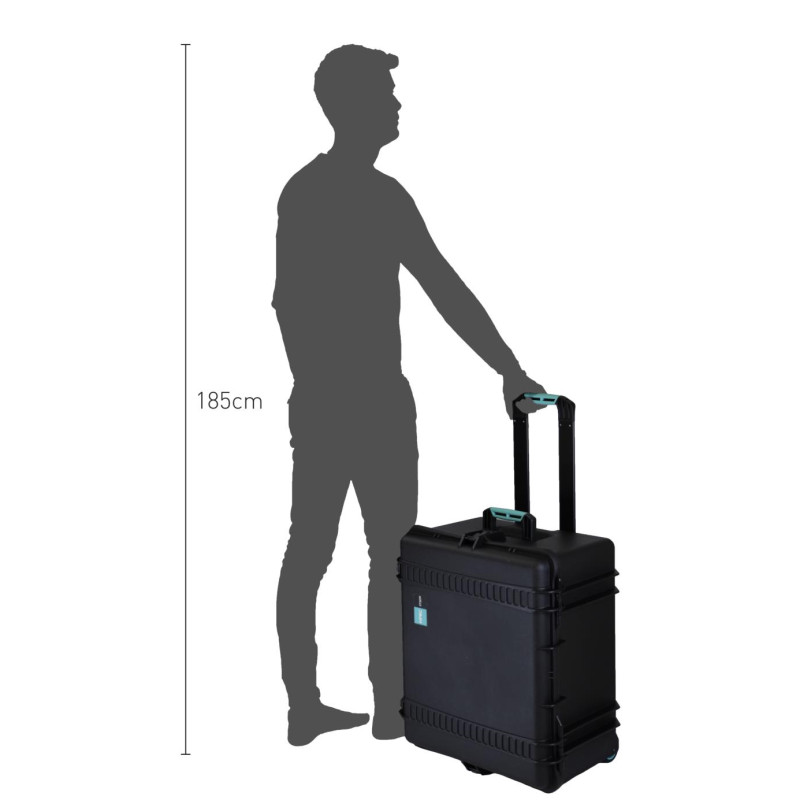 HPRC#2730W CUBBLB - Кейс с колесами ударопрочный для хранения и переноски, внутр. размер 503x459x316 (мм)