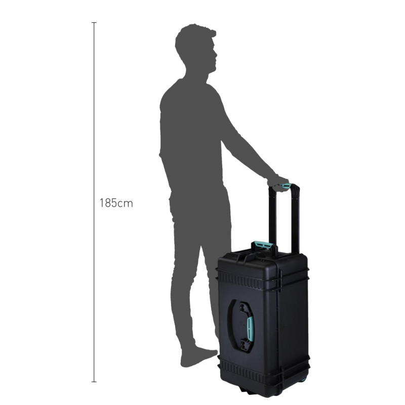 HPRC#4300W CUBBLB - Кейс с колесами ударопрочный для хранения и переноски, внутр. размер 580x320x299 (мм)