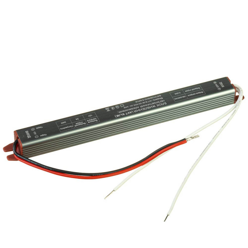 Блок питания AVT SLIM 12V IP20 2А - 24W, AVT(КНР)