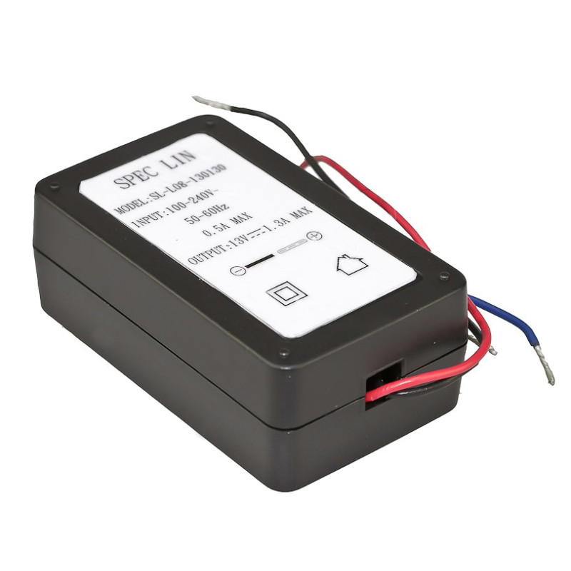 Драйвер светодиода, 1300mа (9-14VDC) 19Вт, 220AC, IP20, FTC (КНР)