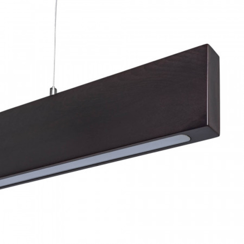 #1506/1 - FOREST-36W 4000К 120см (бук-сонома) Підвісний дерев'яний LED світильник AVATON