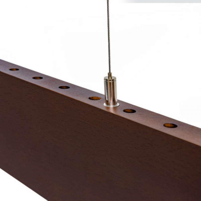 #1506/1 - FOREST-36W 4000К 120см (бук-сонома) Підвісний дерев'яний LED світильник AVATON