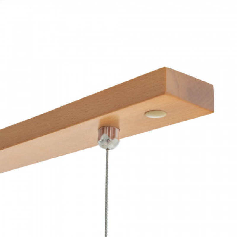 #1506/1 - FOREST-36W 4000К 120см (бук-сонома) Підвісний дерев'яний LED світильник AVATON