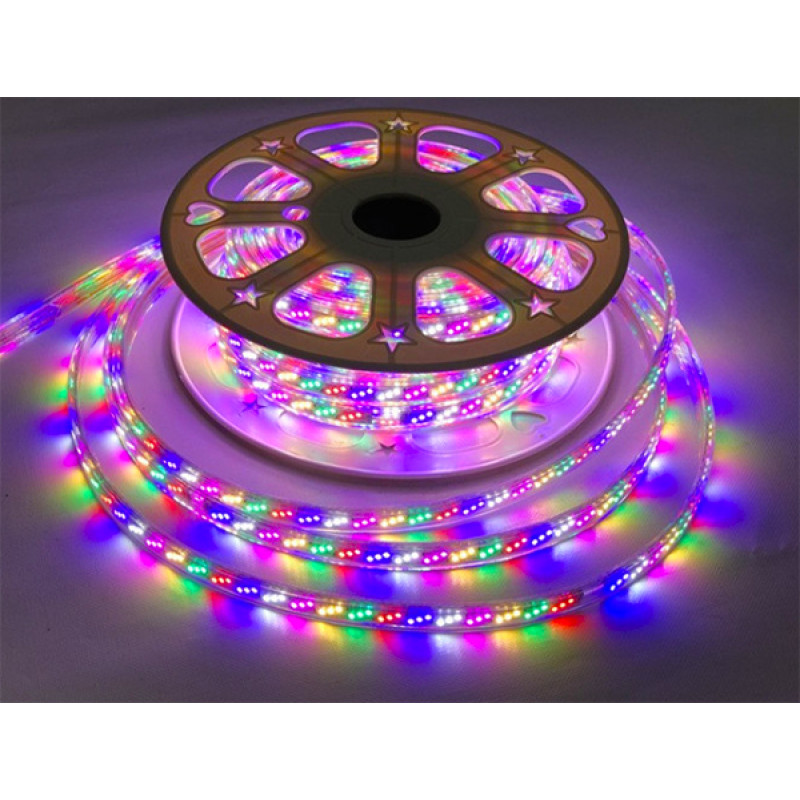 # 16-Multi-Color 6 цветов 180RGBWYP2835-220V-10W/m IP65 12mm №1 - Светодиодная лента 200В