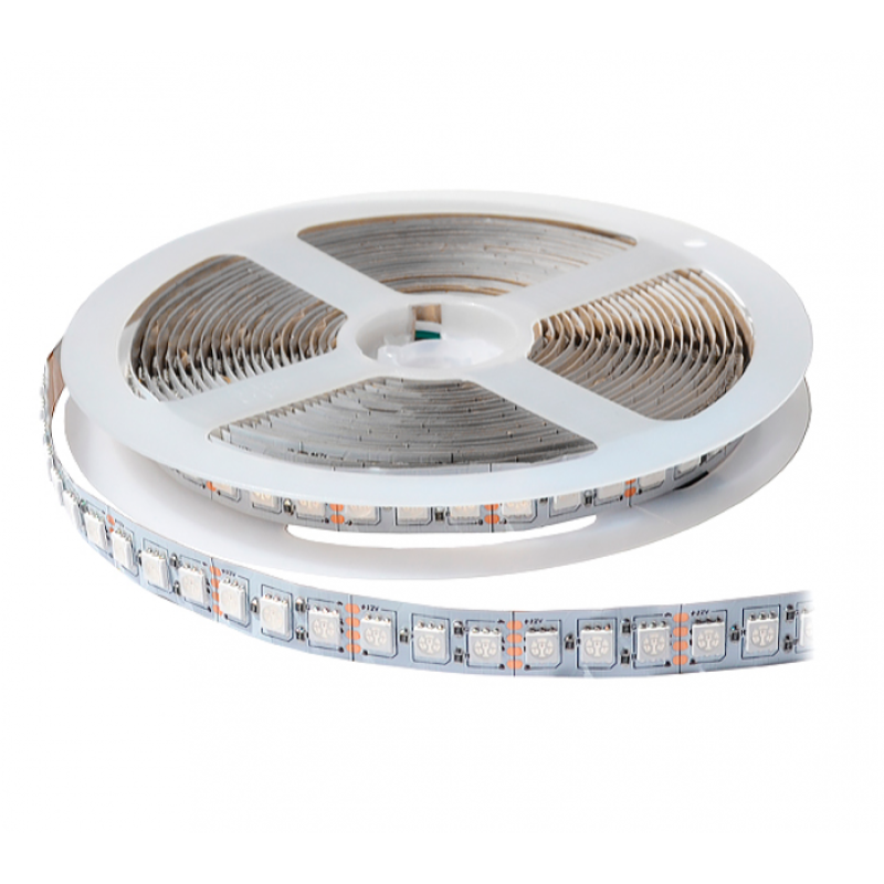 AVT-300RGB5050-24V - LED стрічка RGB, SMD 5050, 60 led/m, 24V, 8W/m, IP20, AVT (КНР)