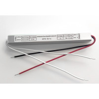 PSHS12VDC-1.5A-18W  - Герметичний блок живлення у компактному корпусі SLIM з дод. дротом