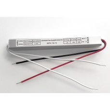 PSHS12VDC-1.5A-18W - Герметичный блок питания в компактном корпусе SLIM с прил. проволокой