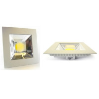 454/1 - Светильник светодиодный квадратный потолочный врезной Down Light COB, белый, 4000K
