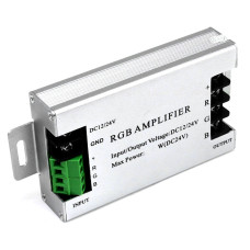 RGB усилитель (12-24VDC, 3x10A), 106*65*25мм, FTC (КНР)