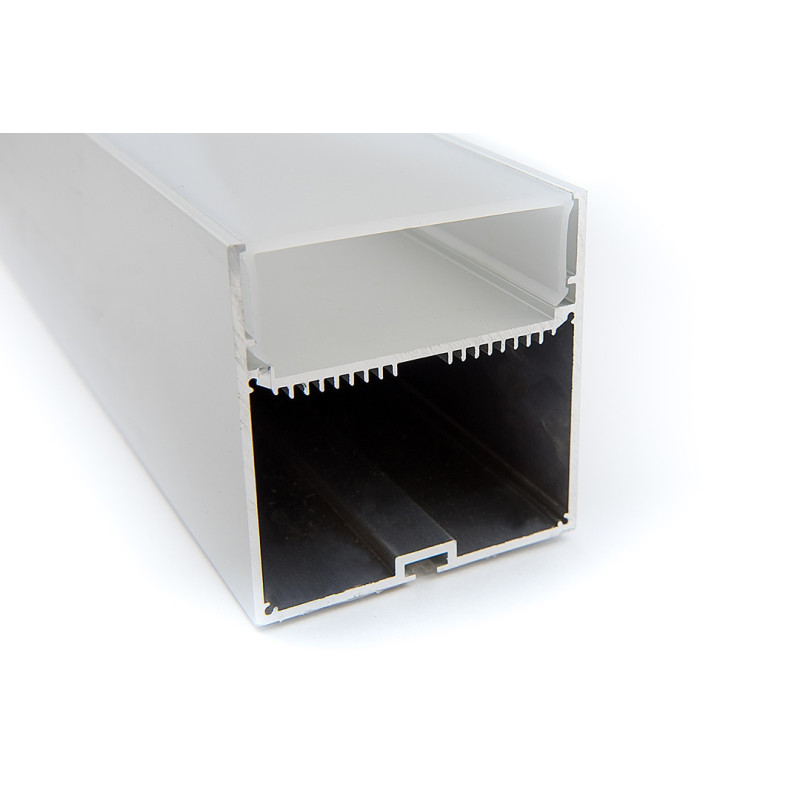 LS4970 - LED-профиль+рассеиватель+4заглушки, 49*70мм, довжина 2,5 м, Colors (Китай)