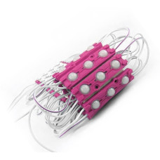 # 94/7 MTK-5730-3Led-P-1,5W - LED модуль SMD5730 66x17x8,5 с линзой 10*10, 12V, 1.5W, IP65