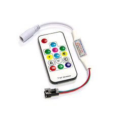 RGB Контроллер №80 для цифровой SMARTленты 6А, 5-12VDC, AVT (Тайвань)