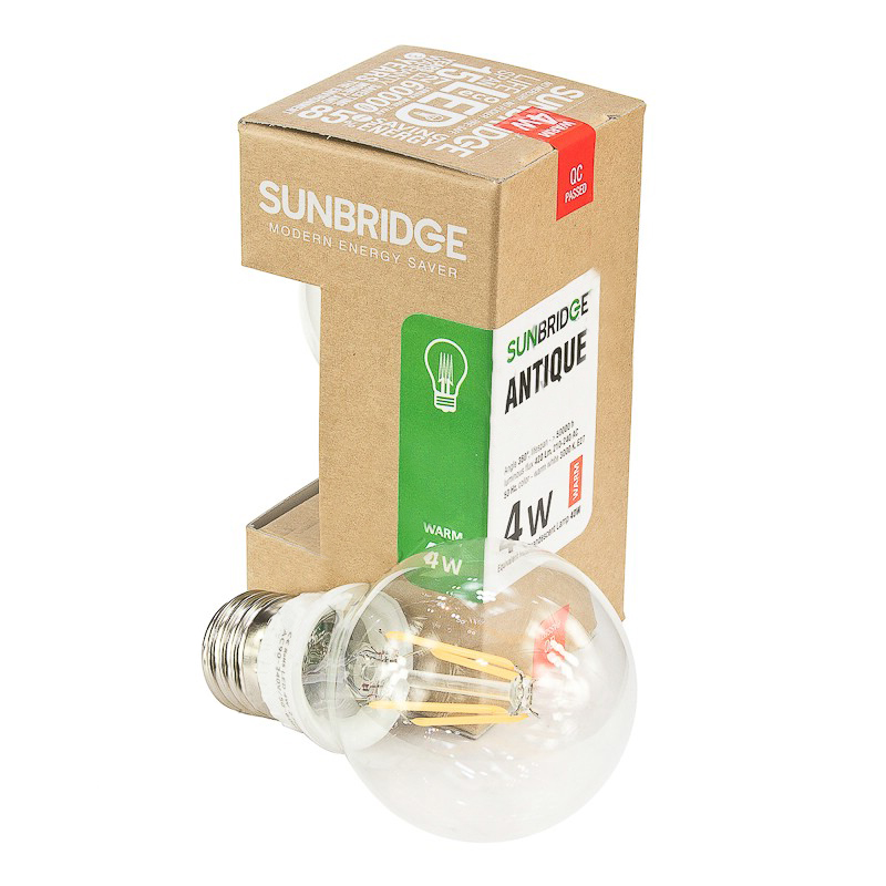 SUNBRIDGE Antique E27-4W (warm white) - Світлодіодна лампа Antique, цоколь E27, 4 Вт
