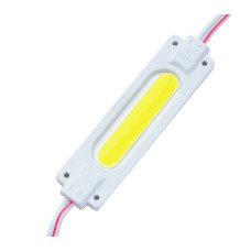 # 95 МТК-COB-1Led-W-2W - LED модуль COB 70x19x5 с линзой 35*8, 12V, 2W, IP65, цвет - белый