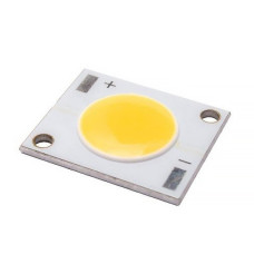 Светодиод COB Prolight, 17Вт, 35Вx500мА, 1700лм, цвет - белый-тёплый (3000K), 19х16х2.5мм