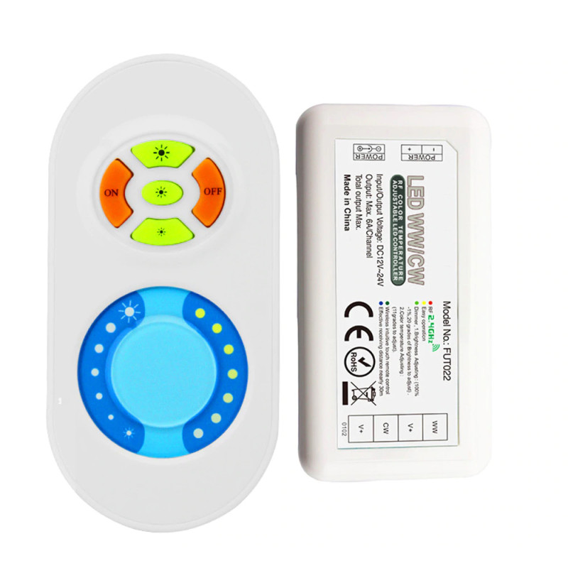 LT-CTR81 W+WW - Контроллер 12А Радио - Сенсорный 5 кнопок, Led Technologies (КНР)