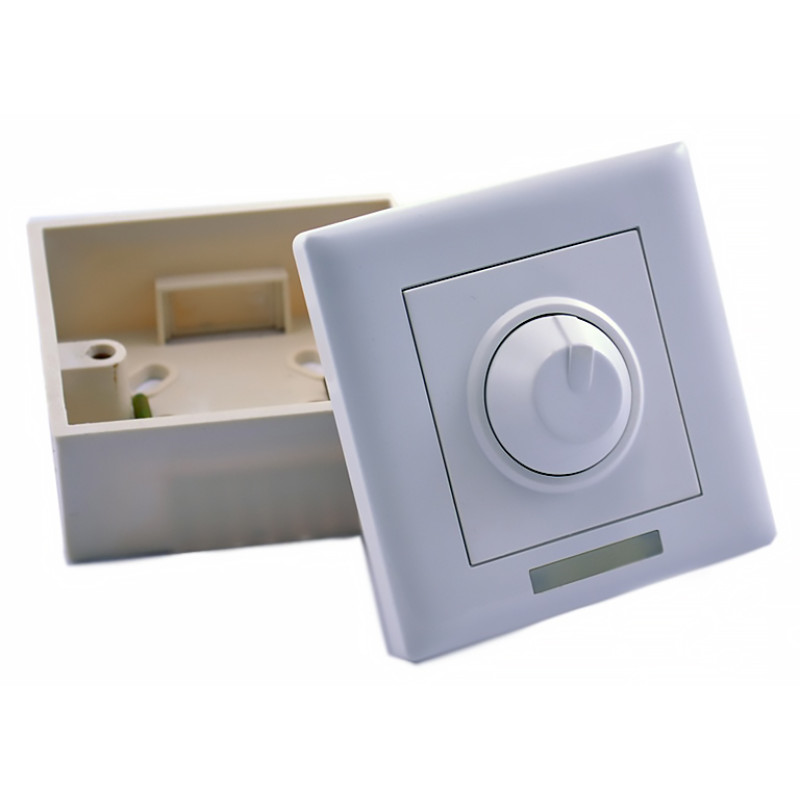 LT-DIM50 1-канальный диммер 8А, 12В с ИК-пультом, 90х70х28мм, LED Technologies (КНР)