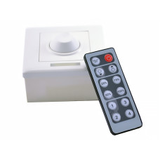 LT-DIM50 1-канальный диммер 8А, 12В с ИК-пультом, 90х70х28мм, LED Technologies (КНР)