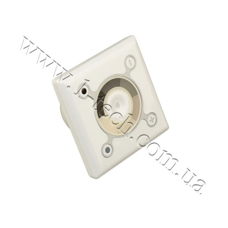 Dimmer Sensor Диммер настенный встраиваемый ручной, 12-24VDC, 8A, 1 зона, 1 канал, 86х86х47мм