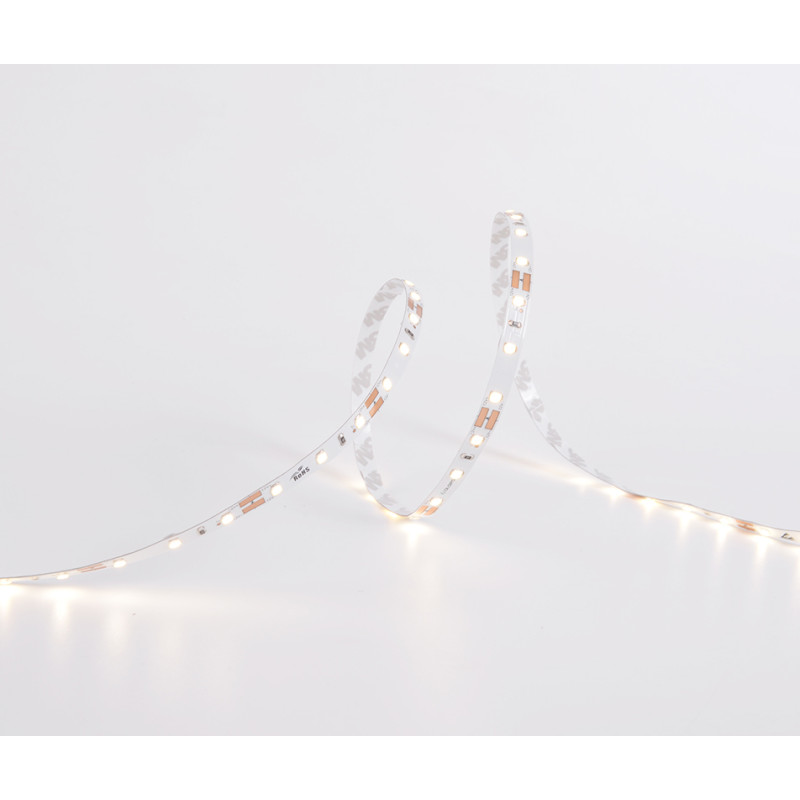 DJ60-12V-8mm-WW - Светодиодная лента PREMIUM, 60х SMD2835, 12VDC, 4.8 Вт/м, 8*5000, IP33