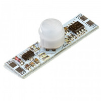 #88/3 - Датчик руху PIR ON/OF 12 5A з фотоелементом і  повільним включенням автоматично