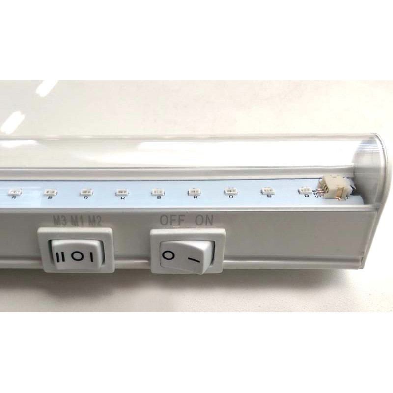 Sunwhite 3x-mode 584mm - Настінний LED фітосвітильник Sunwhite, 3 режими, довжина 584 мм, Civilight