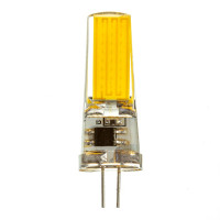 204/2 SIV-G4-220V-Silicon-5W-3000K cob2508 - Светодиодная лампа G4 в силиконе, 5W, 220V