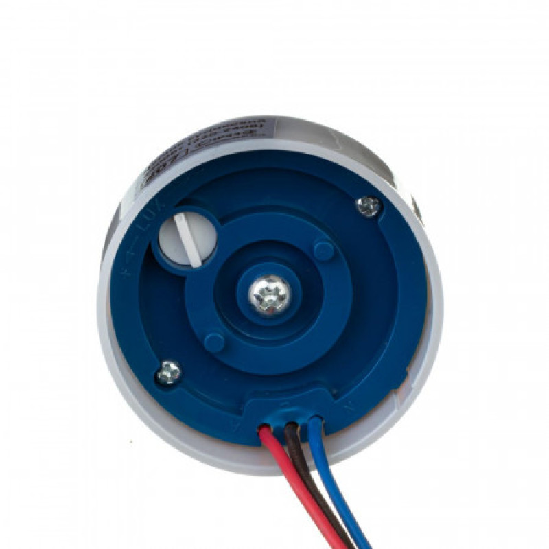 #07 - Фотореле сутінкове (день-ніч) накладний 2400 Вт, IP44, 2-100 lux, колір - білий, AVT(КНР)