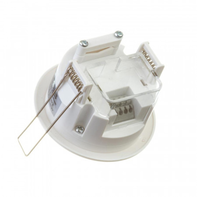 #04/1 - Датчик движения потолочный врезной белый 360°, IP20, макс.1200 Вт, высота установки 2,2-4 м