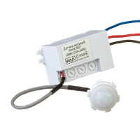 #05/1 - Датчик руху врізний білий 360°, IP20, 10-2000 lux, макс.100 Вт, висота встановлення 1,8-2,5м